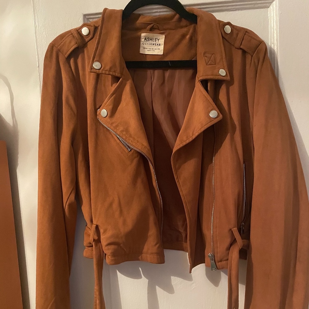 Tan Velvet Jacket